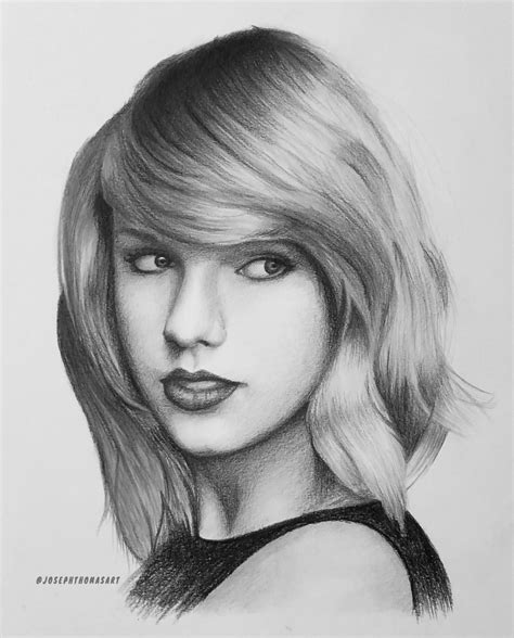 SanilArtist - Drawing Taylor Swift. Taylor Swift . Pencil: Faber ...