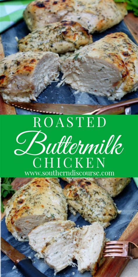 Tender Roasted Buttermilk Chicken - Southern Discourse