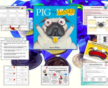 Pig the Winner - Book Companion - Digital and Printable by Kinser's Korner