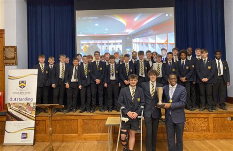 Meeting the Schools Cup winning rugby team at Hitchin Boys School | Bim ...