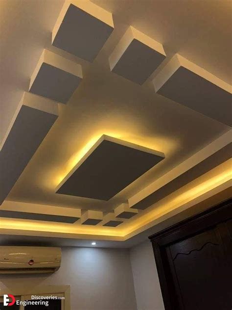 Top 41 Modern False Ceiling Gypsum Design Ideas - Engineering ...