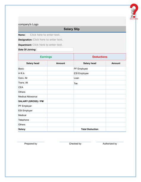 How To Create A Free Payslip Template In Excel, Pdf, Word throughout ...