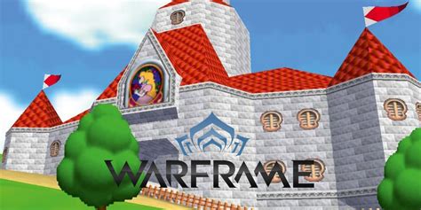 Super Mario 64 Peach's Castle Recreated in Warframe