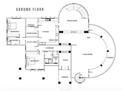 10 Bedrooms House Plan with 10 Bathrooms and 3 Car Garage