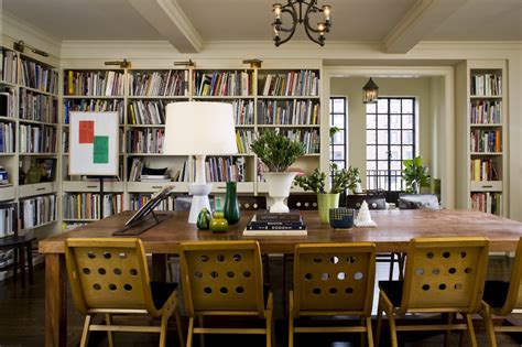 Chic Dining Rooms with Libraries - Chairish Blog