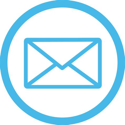 Icono Correo Electrónico Azul PNG transparente - StickPNG