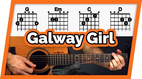 Galway Girl Guitar Tutorial (Ed Sheeran) Easy Chords Guitar Lesson ...