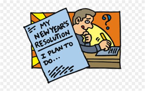 New Year Clipart New Years Resolution - First Working Day Of The Year ...