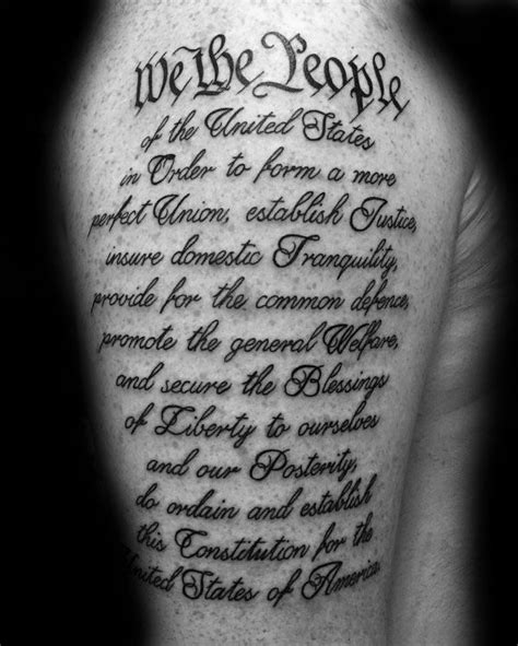 61 Epic We The People Tattoo Designs for Men [2024 Guide] | Tattoo ...