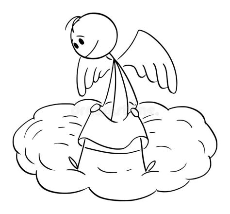 Stick Figure Angel Stock Illustrations – 115 Stick Figure Angel Stock ...