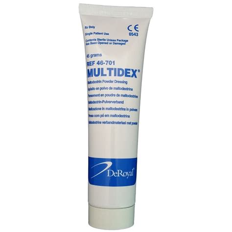 Multidex maltodextrin wound powder 45 g tube part no. 46-701 (1/ea ...