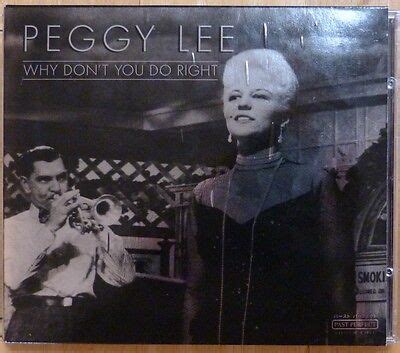 Why Don't You Do Right by Peggy Lee (Import CD) Slipcase | eBay