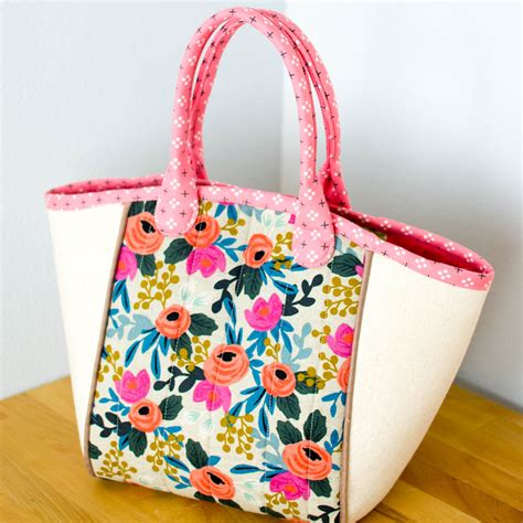 14 Free Tote Bag Patterns You Can Sew in a Day! (plus tips to make it ...