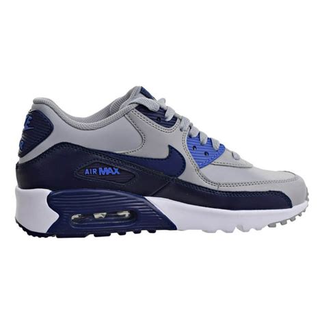 Nike - Nike Air Max 90 LTR (GS) Big Kids Shoes Wolf Grey/Binary Blue ...