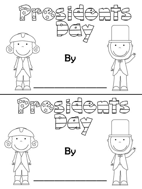 President's Day Booklet - Fun in First