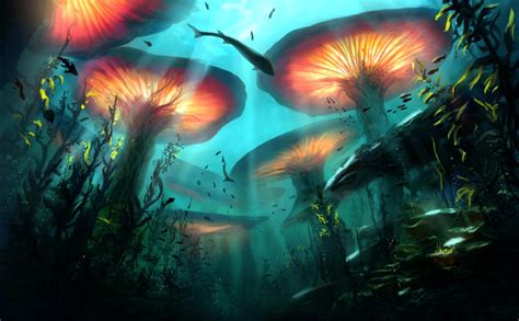 Beneath the Waves - Underwater Forest by ArtLatkowski on DeviantArt ...