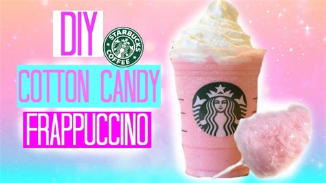 DIY Starbucks Cotton Candy Frappuccino - YouTube