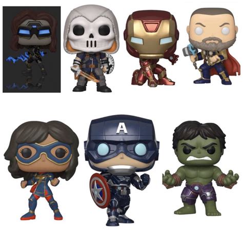 Marvel's Avengers Game Funko Figures Revealed, Features Stark Tech ...