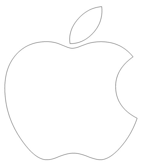 White Apple Logo Vector