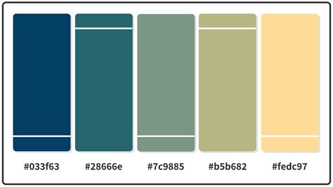 Blue And Sage Green Color Palette