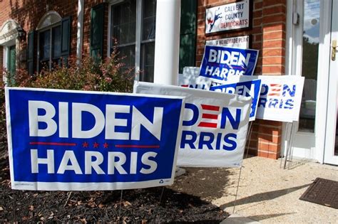 Biden-Harris Yard Sign Update — Calvert County Democratic Party