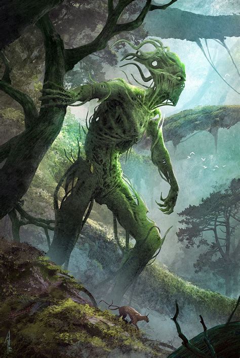 Sylvan Protector, Nino Is. on ArtStation at https://www.artstation.com ...