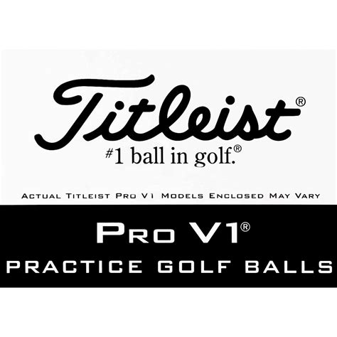 Titleist Pro V1 Practice Dozen Golf Balls | PGA TOUR Superstore