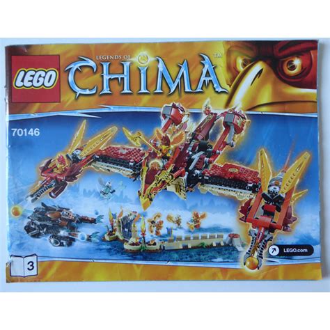 LEGO Flying Phoenix Fire Temple Set 70146 Instructions | Brick Owl ...