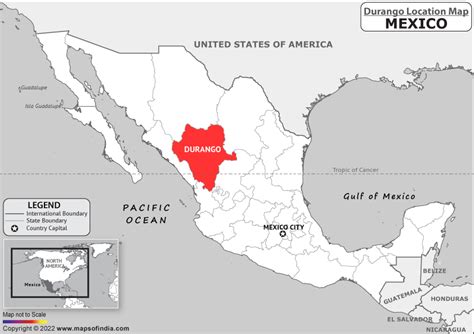 Where is Durango Located in Mexico? | Durango Location Map in the Mexico