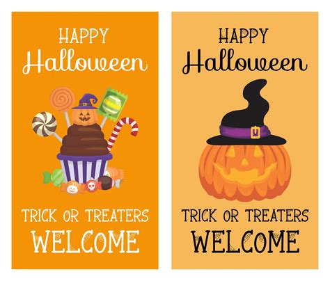 Trick Or Treat Printable Sign - Printable Word Searches