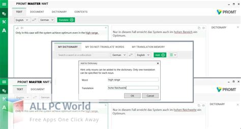 Promt Master NMT 23 Free Download - ALLPCWorld