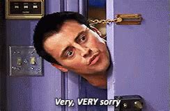 Sorry GIF - Sorry Friends Mattleblanc - Discover & Share GIFs