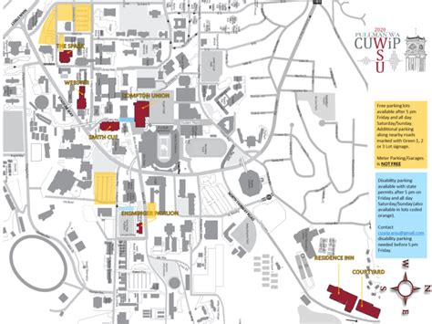 WSU Pullman Campus Map