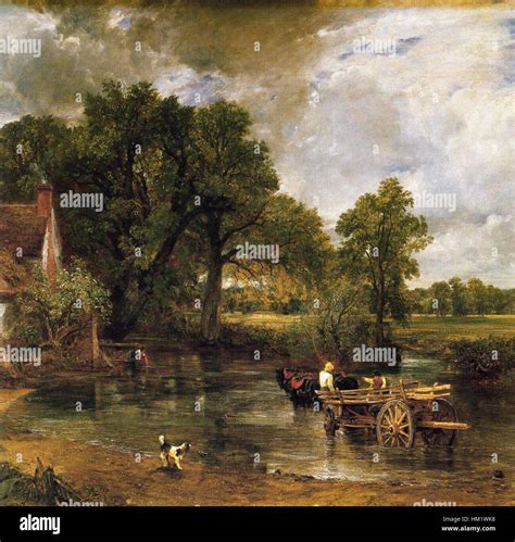 John Constable - The Hay-Wain (detail) - WGA5192 Stock Photo - Alamy