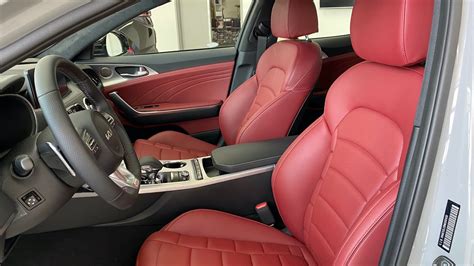 Kia Stinger White Red Interior | Cabinets Matttroy