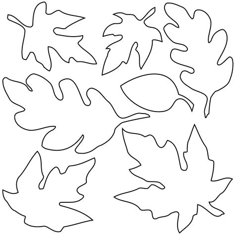 Leaf Cut Outs - ClipArt Best