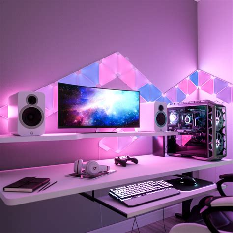 Gaming Setup Pink And Black - bmp-booger