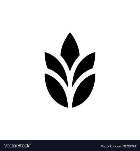 Wheat logo Royalty Free Vector Image - VectorStock