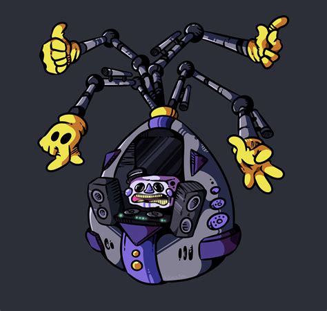 DJ Music Man Redesign (OC) : r/fivenightsatfreddys