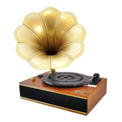 Vintage Classic Style BT Turntable Gramophone Phonograph Vinyl Record ...