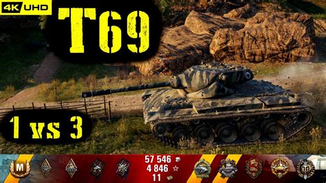 World of Tanks T69 Replay - 8 Kills 4.6K DMG(Patch 1.6.1) - YouTube