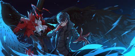 #Anime Persona 5: The Animation Akira Kurusu #5K #wallpaper # ...