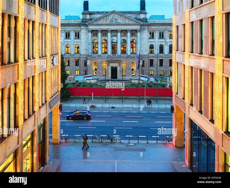 Bundesrat building in Berlin, Germany. In the evening Stock Photo - Alamy