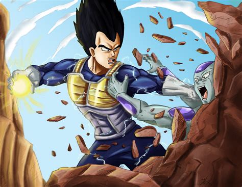 Vegeta vs Frieza by Amenoosa on DeviantArt