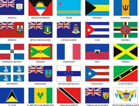 #Flags representing 25 #Caribbean nations (Click to enlarge ...