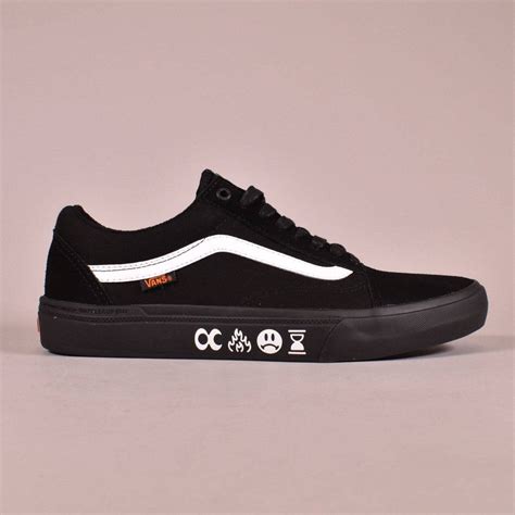 Vans X Cult Old Skool Pro Bmx/Skate Shoes - Black/Black - SKATE SHOES ...