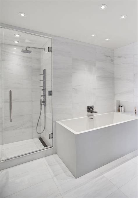 Modern White Marble Bathroom Designs – BESTHOMISH