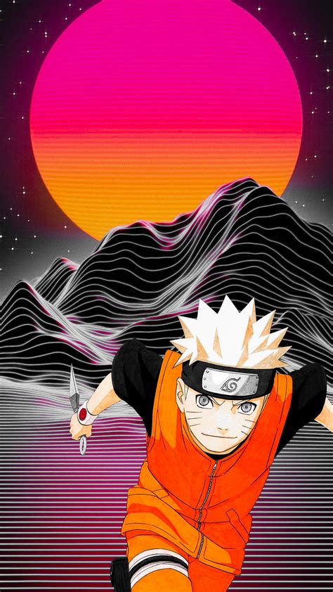 Naruto Neon, anime, iphone, iphone 11, konoha, manga, naruto, neon ...