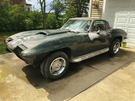 1967 67 Corvette 327/350 L79 4 Speed Coupe PROJECT Needs Restoration ...