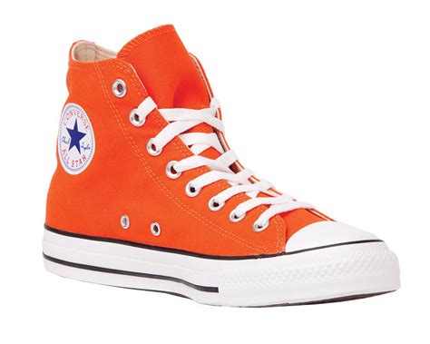 Orange #Converse! I will wear these on my wedding day under my gown ...